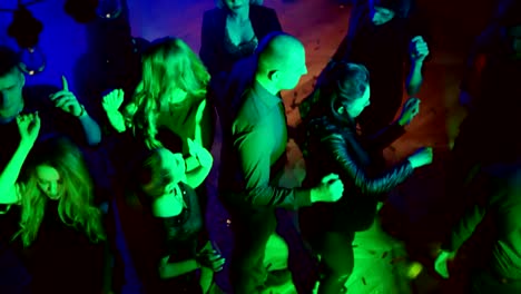 Dancing-in-a-Nightclub.-High-Angle-Shot