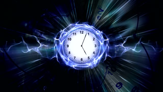 Clocks,-Time-Travel-Tunnel-in-Fibers-Ring,-Rendering,-Animation,-Background,-Loop