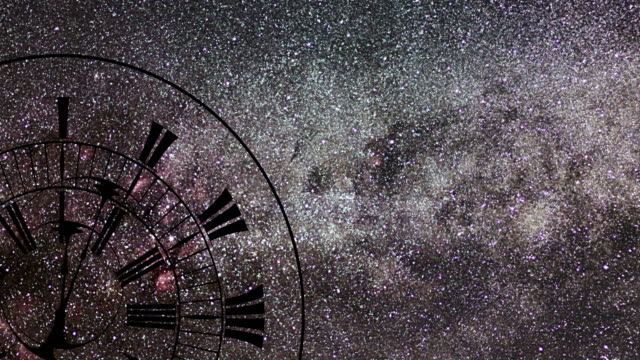 Time-Warp.-Zeit-und-Raum,-allgemeine-Relativitätstheorie.-Milchstraße