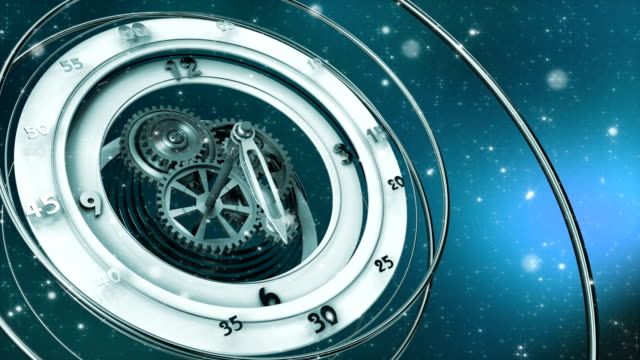 clock-and-sparkling-particles
