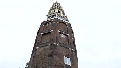 Montelbaansturm-Clock-Tower-in-Amsterdam