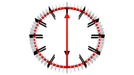 Animation-of-timelapse-of-clock-face-with-long-arrows.