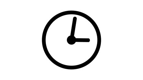 Stopwatch-animated-icon.-Clock-with-moving-arrows-animation-with-optional-luma-matte.-Alpha-Luma-Matte-included.-4k-video
