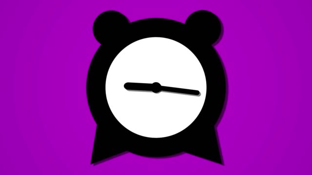 alarm-clock-ticking-down-animation-loop-graphic-resource-background-purple