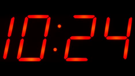 Clock-display-showing-time-between-10:00-am-and-10:59-pm