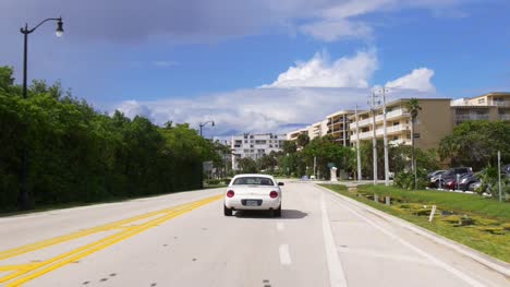 Estados-Unidos-la-ciudad-de-Miami-día-de-verano-carretera-viaje-viaje-4-k,-la-Florida