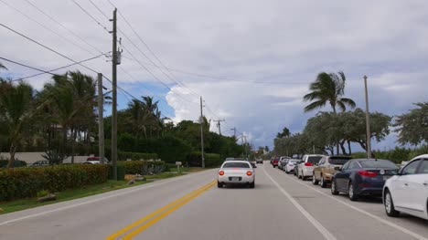 Estados-Unidos-día-de-verano-Miami-Playa-carretera-viaje-viaje-4-k,-la-Florida