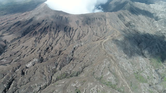 Aerial-view-flight-over-Cemoro-Lawang