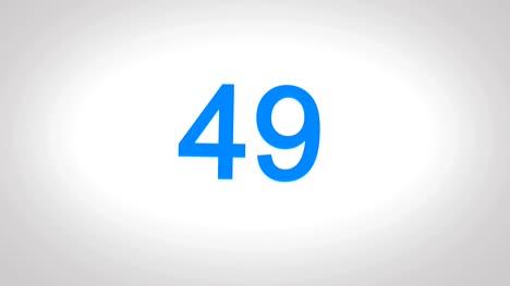 4K-número-azul-cuenta-atrás-de-60-a-0-segundos-en-fondo-de-pantalla-en-blanco