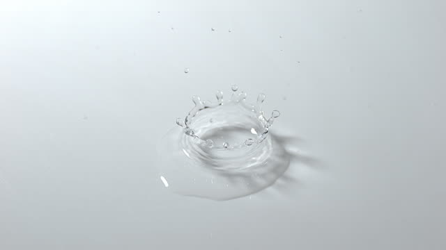 Tropfen-Sie-Wasser-fallen-ins-Wasser,-Slow-Motion-4K