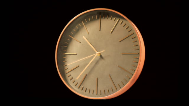 Modern-Clock-Face-Fast-Time-Lapse