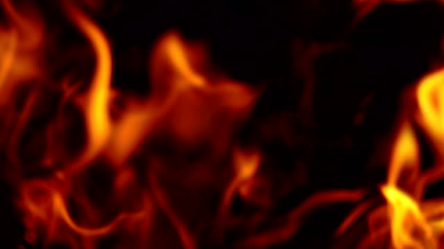 Slow-motion-flame-fire.-Burning-flame-of-fire-close-up-on-black-background