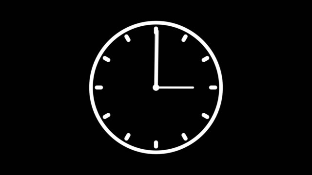 Tage-Zyklus-auf-Uhr-Animation-10-Sekunden-langen-schwarzen