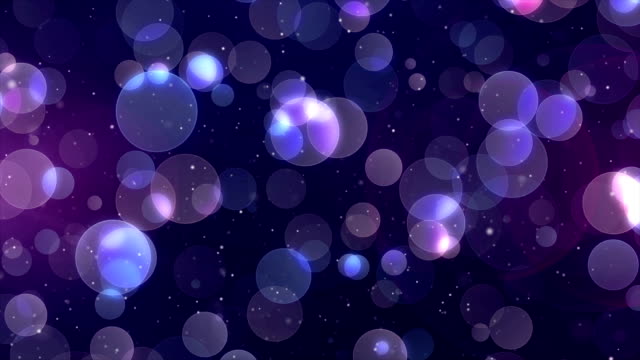 Blue-Particles-Background.-Bokeh-Background.-Loop