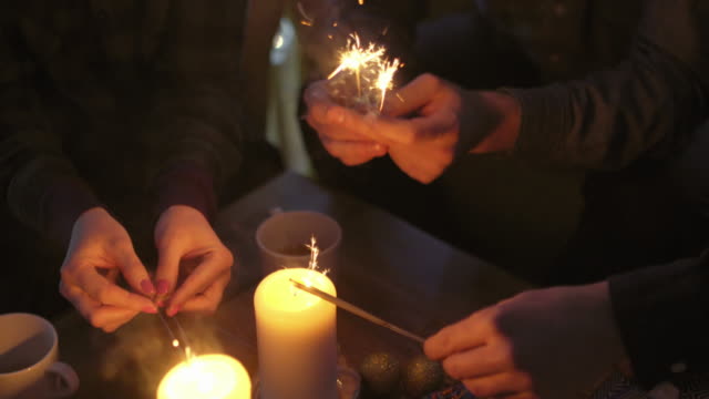 Friends-playing-with-sparklers