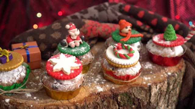Cupcakes-de-Navidad-decorada