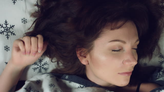 4k-Authentic-Shot-of-a-Girl-in-Bed-Sleeping