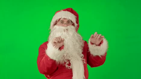 Fröhlich-tanzend-Santa-Claus-auf-einem-Green-Screen-Chrome-Key