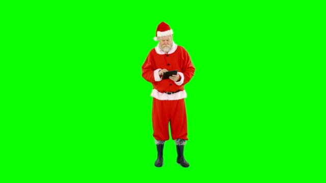 Santa-claus-con-tableta-digital