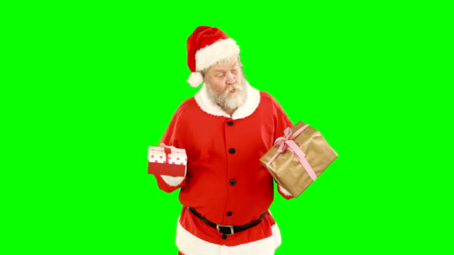 Weihnachtsmann-mit-Geschenken-