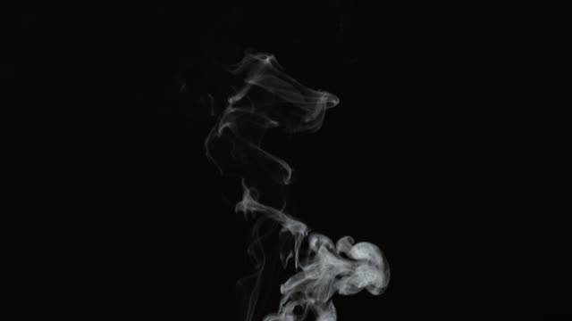 Smoke-on-black-background-in-slow-motion
