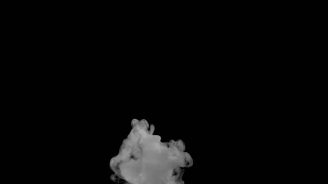 Rauchen-entstehen-auf-einem-schwarzen-Hintergrund.