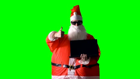 Santa-Claus-quiere-comprar-un-ordenador-portátil.