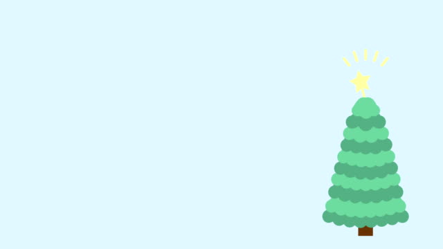 Christmas-tree-flat-style-background
