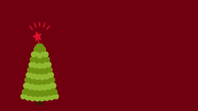 Árbol-de-Navidad-plano-estilo-fondo