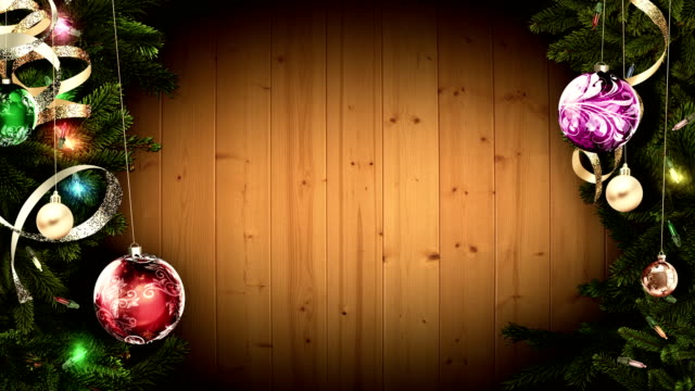 Brillante-festivo-navideño-en-una-vieja-mesa-de-madera-rústica-para-crear-un-ambiente-mágico-increíble.-bucle