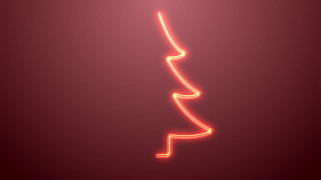 Neon-Weihnachtsbaum