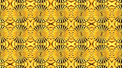 Abstract-background-with-gold-kaleidoscope