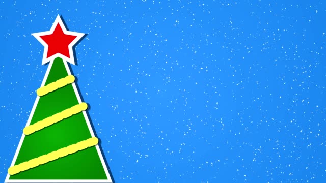 Weihnachtsbaum-Motion-Hintergrund-animation