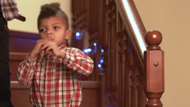 Boy-palying-flute-on-Christmas.