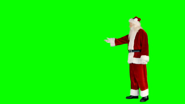 Santa-claus-gesticular-en-pantalla-verde