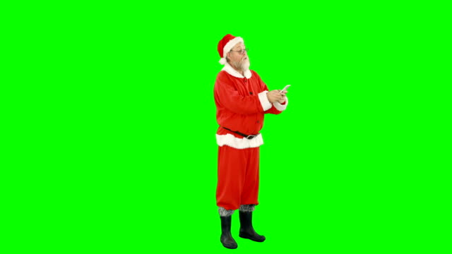 Santa-Claus-mit-Handy