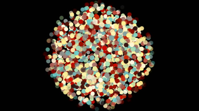 Una-colorida-esfera-consisten-en-círculos.-Resumen-de-antecedentes-colorido