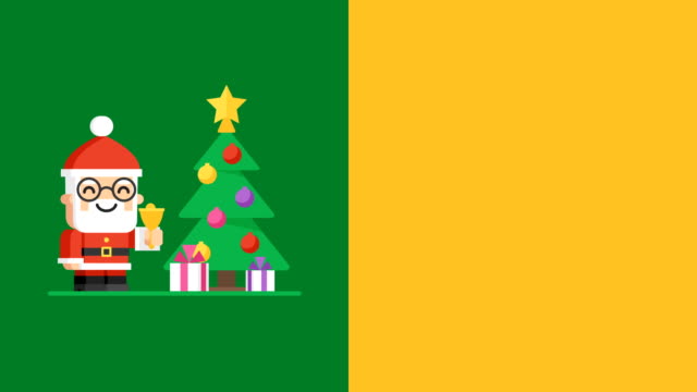 Concepto-carácter-de-árbol-de-Navidad-Santa-Claus
