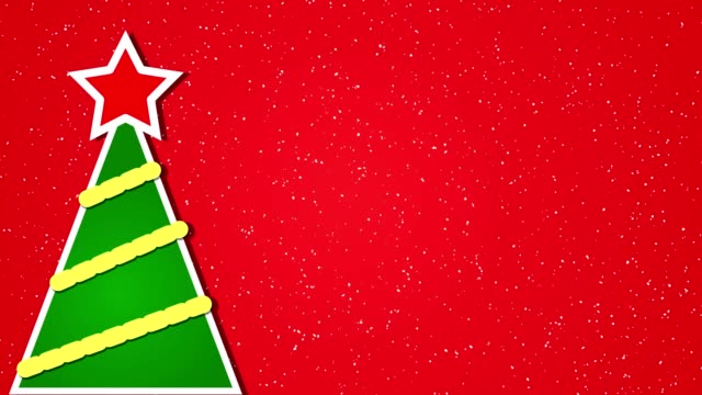 Weihnachtsbaum-Motion-Hintergrund-animation