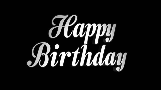 Happy-Birthday-Animation-ONLY-Text-Background,-Rotation,-with-Alpha-Channel,-Loop,-4k