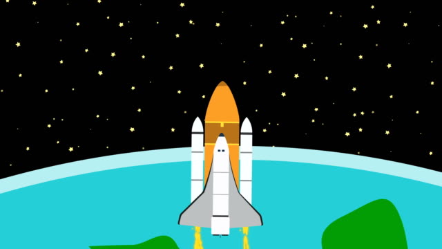 Space-Shuttle-fliegen-bis-in-den-Weltraum