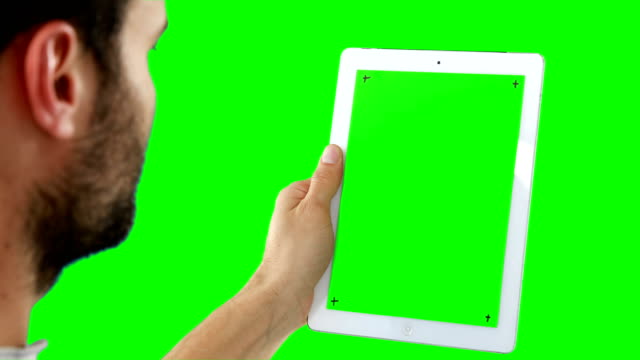 Man-using-digital-tablet