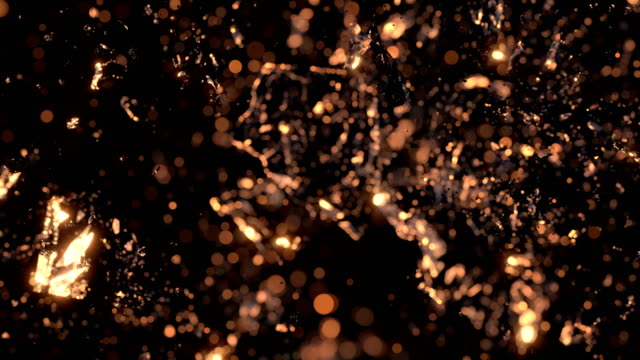 Abstract-cube-explosion-in-slow-motion