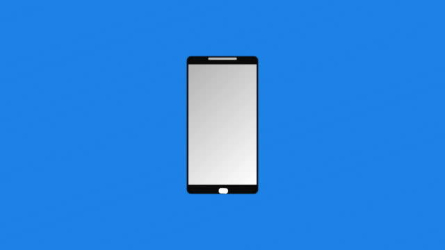 4-k-Smartphone-Popup-Animation-Video-mit-Kreis-Burst-und-weiße-Mobiltelefon.