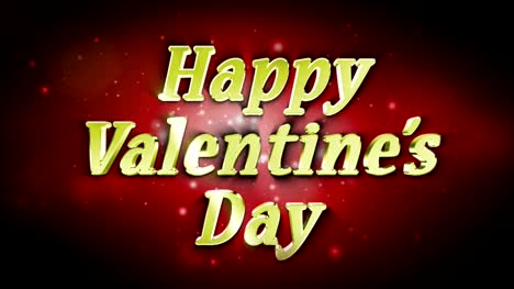 Happy-Valentine's-Day-Text-in-Particles-Rendering,-Animation,-Background