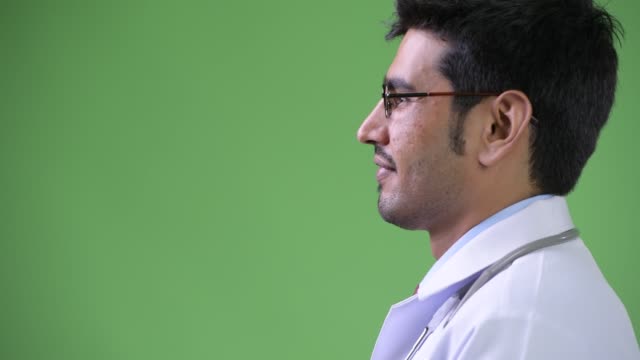 Profile-view-of-young-handsome-Persian-man-doctor