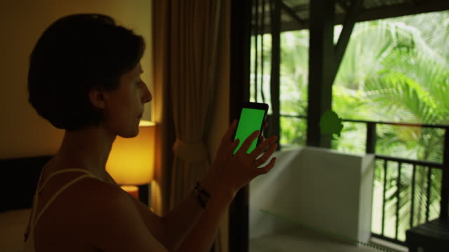 Grün-Bildschirm-Handy