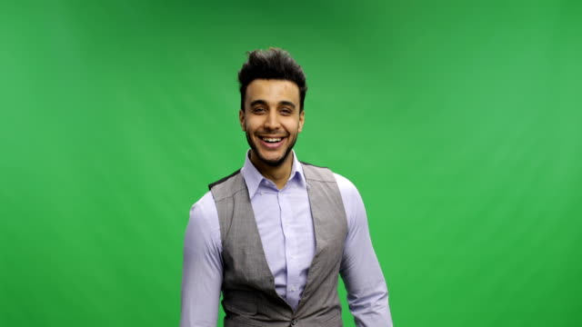 Businessman-Hold-Thumbs-Up-Happy-Smiling-Portrait-Young-Cheerful-Business-Man-Over-Chroma-Key-Green-Screen