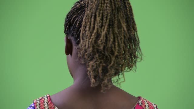 Rear-view-of-young-African-woman