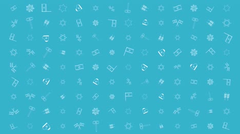 Ferienwohnung-Israel-Independence-Day-design-Animation-Hintergrund-mit-traditionellen-Gliederung-Symbol-Symbole